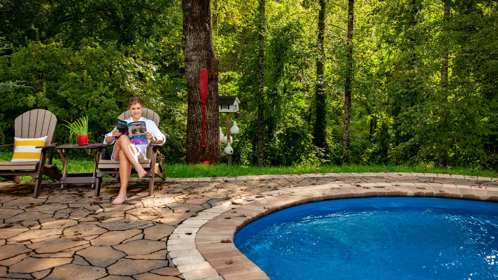 poolside relaxation